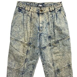 VINTAGE Lee Denim Jeans Unisex 34 or 13 Acid Wash The Falcon League Navigation